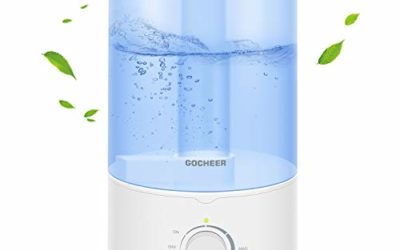 Humidifiers for Bedroom, Gocheer 3.5L Cool Mist Humidifier for Baby Room Home Ultrasonic Air Humidifier Essential Oil Diffuser Filter Free with Whisper Quiet Operation Adjustable Mist Output