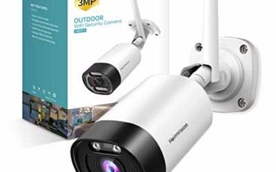 HeimVision 2K outdoor Security Camera, Wi-Fi Wireless Bullet Camera with Floodlight, Night Vision, 2-Way Audio, Motion Detection, Siren Alarm, Message Alert, MicroSD/Cloud Storage, Weatherproof, HM311