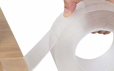 Nano Double Sided Tape, Traceless Removable Adhesive Tape, Heavy Duty Mounting Tape Rolls Washable Gel Pads for Walls Floor Wood Carpet Crafts Scrapbooking