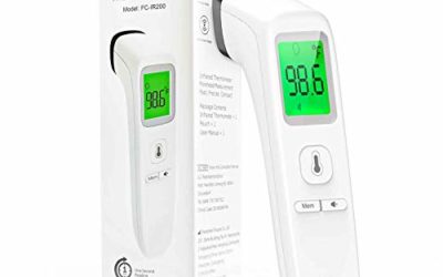 Forehead Thermometer Non-Contact Infrared Thermometer for Baby Kids and Adults Accurate Instant Readings Forehead Thermometer with LCD Display