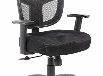 Boss Office Products (BOSXK) Contract Task Chair with Synchro-Tilt Mechanism, Black