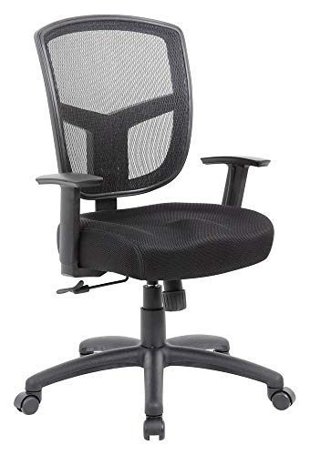 Boss Office Products (BOSXK) Contract Task Chair with Synchro-Tilt Mechanism, Black