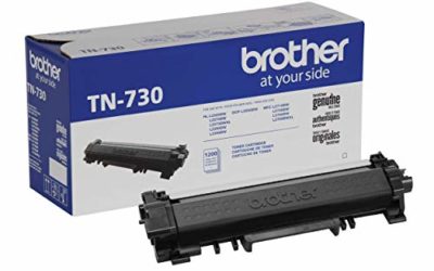 Brother Genuine Standard Yield Toner Cartridge, TN730, Replacement Black Toner, Page Yield Up To 1,200 Pages, Amazon Dash Replenishment Cartridge