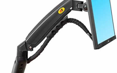 NB North Bayou Monitor Desk Mount Stand Full Motion Swivel Monitor Arm with Gas Spring for 17-30''Monitors(Within 4.4lbs to 19.8lbs) Computer Monitor Stand F80