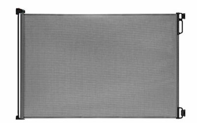 EasyBaby Products Indoor Outdoor Retractable Baby Gate, 33" Tall, Extends up to 55" Wide, Grey