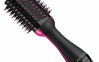 Revlon One-Step Hair Dryer And Volumizer Hot Air Brush, Black, Packaging May Vary