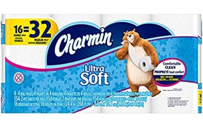 Charmin Ultra Soft Bathroom Tissue, 154 Sheets Per Roll, 16 Double Rolls
