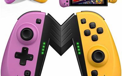 ALIENGT Joypad Controller Replacement for Nintendo Switch Joycon, Wireless Joy Pad Joystick Remote Controllers with Programmable Macros Button, Support Turbo/Motion/Dual Vibration for Nintendo Switch