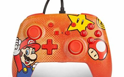 PowerA Enhanced Wired Controller for Nintendo Switch – Mario Vintage, Gamepad, Wired Video Game Controller, Gaming Controller – Nintendo Switch