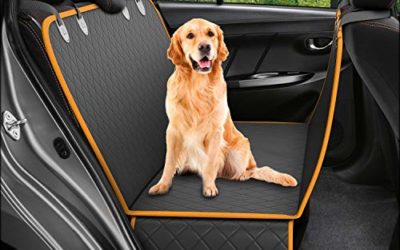 Dog Back Seat Cover Protector Waterproof Scratchproof Nonslip Hammock for Dogs Backseat Protection Against Dirt and Pet Fur Durable Pets Seat Covers for Cars & SUVs