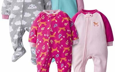 Unknown baby girls 4-pack Blanket and Toddler Sleepers, Fox Cloud, 18 Months US