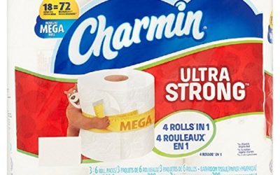 Charmin Ultra Strong Toilet Paper Mega Rolls, 308 sheets, 18 rolls Durable , Strong , Soft