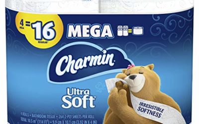 Charmin Ultra Soft Toilet Paper, 18 Count of 284 Sheets Per Roll