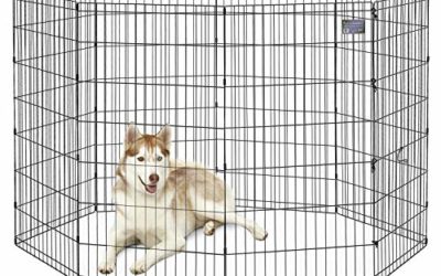 MidWest Homes for Pets Folding Metal Exercise Pen / Pet Playpen