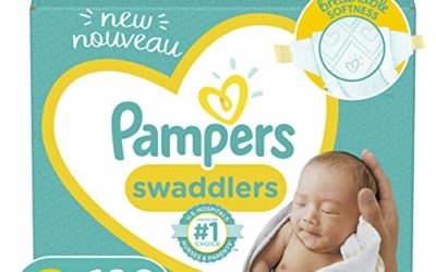 Diapers Newborn/Size 0 (< 10 lb), 120 Count – Pampers Swaddlers Disposable Baby Diapers, Giant Pack