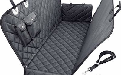 URPOWER Dog Seat Cover Car Seat Cover for Pets 100% Waterproof Pet Seat Cover Hammock 600D Heavy Duty Scratch Proof Nonslip Durable Soft Pet Back Seat Covers for Cars Trucks and SUVs