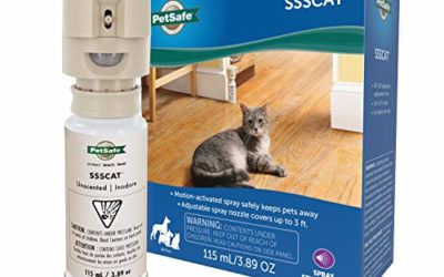 PetSafe SSSCAT Spray Pet Deterrent, Motion Activated Pet Proofing Repellent for Cats and Dogs, Environmentally Friendly