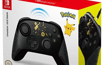 Hori Nintendo Switch Wireless HORIPAD (Pokemon: Black & Gold Pikachu) By – Officially Licensed By Nintendo and the Pokemon Company International – Nintendo Switch