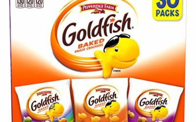 Pepperidge Farm Goldfish Classic Mix Crackers, Variety Pack Box, 30-count Snack Packs