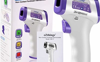 Heavy Duty Thermometer Infrared Forehead High Caliber Sensor No Contact with LCD Display for Medical Offices, Hospitals