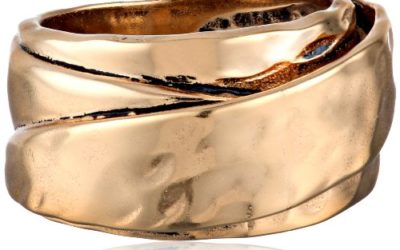 Barse Hammered Ring, Size 6