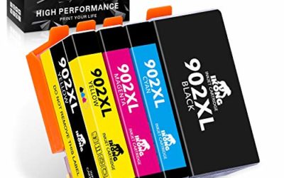 IKONG Compatible Ink Cartridge Replacement for HP 902XL 902 XL Combo Pack Use with&nbsp;OfficeJet Pro 6978 6968 6954 6958 6950 6951 6960 6962 6970 Printer (Big Black, Cyan, Magenta, Yellow)