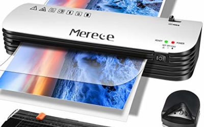 Merece Laminator – 4 in 1 A4 Thermal Laminator Machine, Personal Laminator for Home Use School Teachers Office Card Classroom, 9 Inches Small Hot Cold Lamination Machine with 30 Laminating Pouches