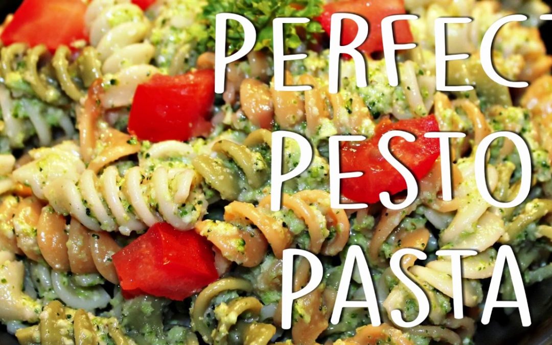 Perfect Pesto Pasta/Back to school vegan recipes