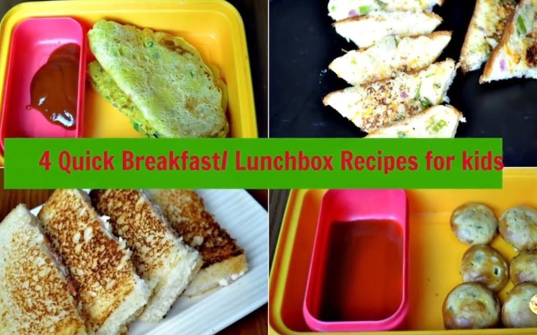 4 Easy Back to School Snacks / Lunchbox Recipes for Kids