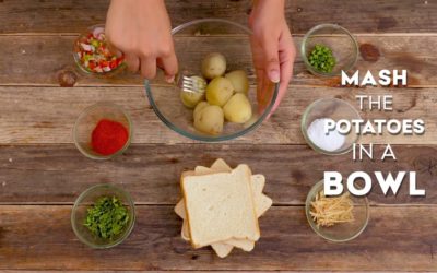 Vegetable Toast | Back to School Recipes by Grofers