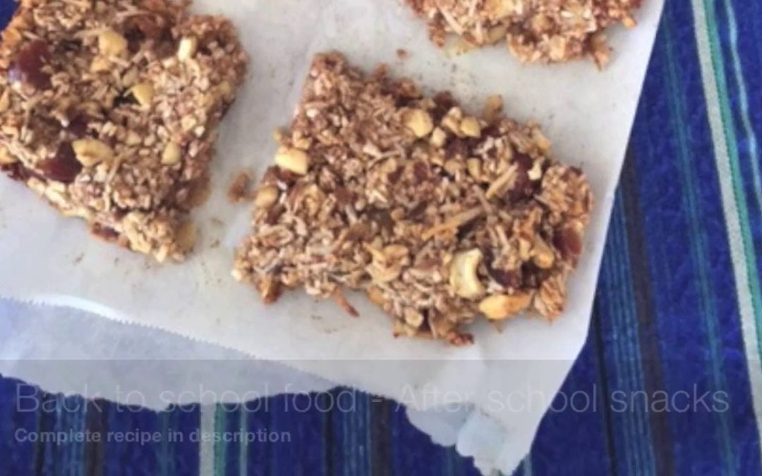 Back to School Recipes – After School Snack Bar Recipe