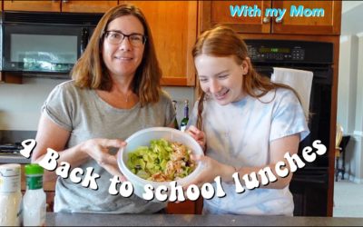 Four back to school lunch recipes for online or in person/ High school edition/Fall 2020