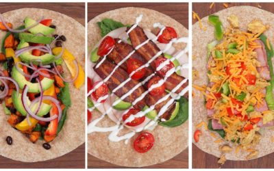 5 Protein-Packed Lunch Wraps | Back-To-School