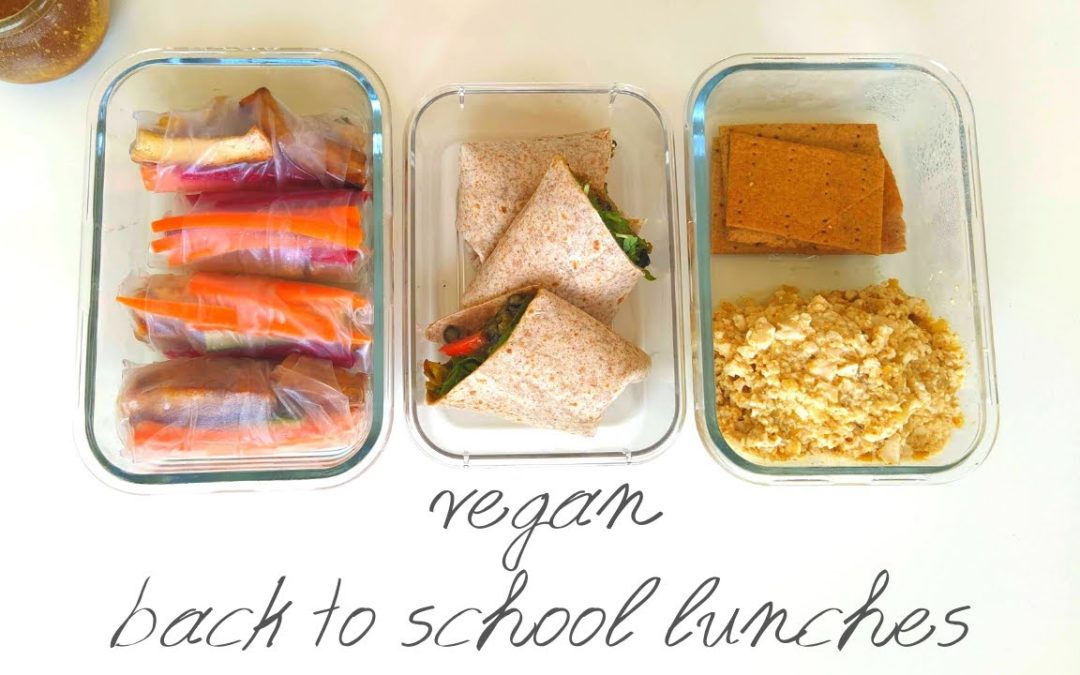 Back To School VEGAN Lunch Recipes