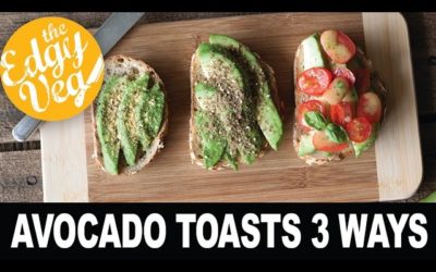 3 BACK-TO-SCHOOL AVOCADO TOAST RECIPE | College Dorm Hacks | The Edgy Veg