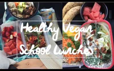 Healthy Filling Vegan School Lunch Recipes & Ideas | Back To School