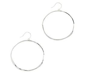Gorjana Women's G Ring Earrings, Silver, One Size
