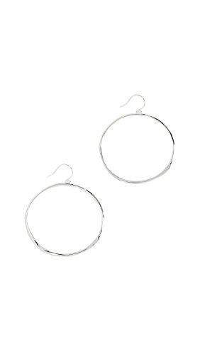 Gorjana Women's G Ring Earrings, Silver, One Size