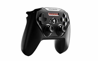 SteelSeries Nimbus+ Bluetooth Mobile Gaming Controller with iPhone Mount, 50+ Hour Battery Life, Apple Licensed, Made for iOS, iPadOS, tvOS