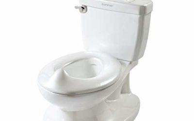 Summer Infant My Size Potty, White – Realistic Potty Training Toilet Looks and Feels Like an Adult Toilet – Easy to Empty and Clean