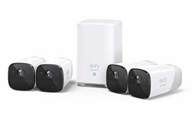 eufy Security, eufyCam 2 Wireless Home Security Camera System, 365-Day Battery Life, HomeKit Compatibility, HD 1080p, IP67 Weatherproof, Night Vision, 4-Cam Kit, No Monthly Fee