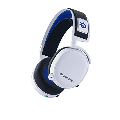 SteelSeries Arctis 7P Wireless – Lossless 2.4 GHz Wireless Gaming Headset – for PlayStation 5 and PlayStation 4 – White – PlayStation 5