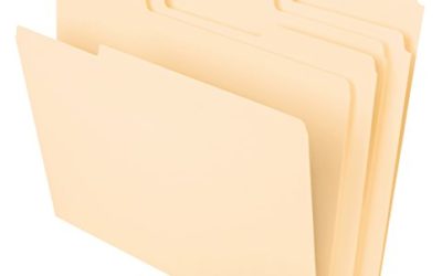 Pendaflex File Folders, Letter Size, 8-1/2" x 11", Classic Manila, 1/3-Cut Tabs in Left, Right, Center Positions, 100 Per Box (65213)