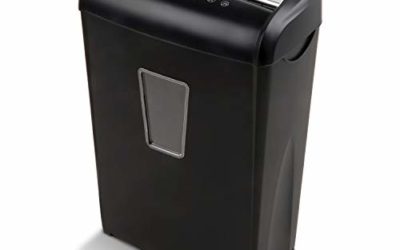 Aurora AU870MA High-Security 8-Sheet Micro-Cut Paper Credit Card Shredder Black