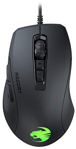 ROCCAT ROC-11-730 Kone Pure Ultra – Light Ergonomic Gaming Mouse (16000 Dpi Optical Sensor RGB Lighting Ultra Light) Black