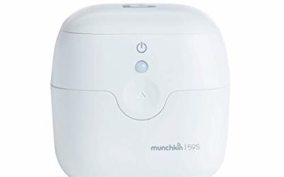Munchkin Portable UV Sterilizer, Kills 99.99% of Germs in 59 Seconds, White, Mini UV Light Sanitizer Box