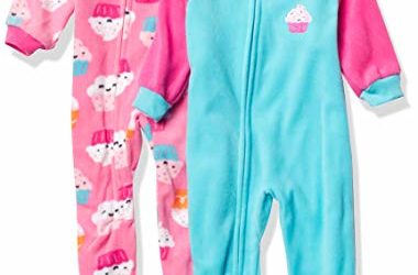 Gerber Baby Girls' 2-Pack Blanket Sleeper, Cupcakes Pink, 24 Months