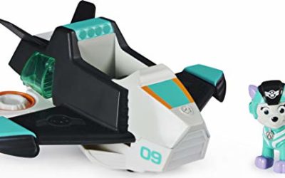 Paw Patrol, Jet to The Rescue Everest Deluxe Transforming Vehicle with Lights and Sounds