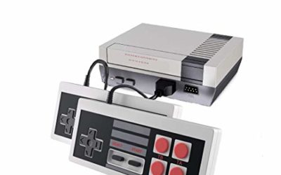 620 Retro Classic Video Game Console with Built-in 620 Games and 2 NES Classic Controllers，AV Output Video Games for Kids & Adults (Small)