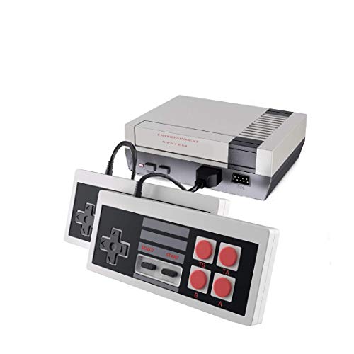 620 Retro Classic Video Game Console with Built-in 620 Games and 2 NES Classic Controllers，AV Output Video Games for Kids & Adults (Small)